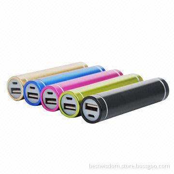 Emergency Mobile Phone Chargers with 2,200mAh Capacity and 5V DC, 500mA Input